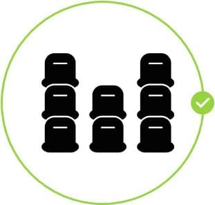 8 Person seating is available on most Subaru Ascent models